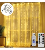 Reidan Led Perde Işık Düğün Parti için Ev Bahçe Yatak Odası Işıklı Perde 300 led 3x3M Uzaktan Kumanda