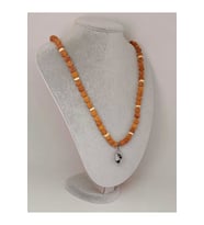 Ay Taşlı Rudraksha Tohum Kolye Dolama Bileklik 8mm (49710)
