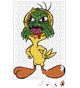 Creepy Reptilian Tweety Puzzle 240 Parça Yapboz