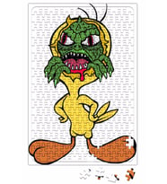 Creepy Reptilian Tweety Puzzle 240 Parça Yapboz