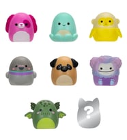 Squish-a-longs 8 Figür + Yüzük Set Seri 2 AL0024