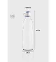 Renga Zen 1000 ml Cam Şişe 181001 Pastel Yeşil (Bebek Mavisi)