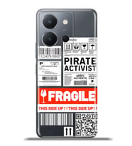 Vivo Y36 Kapak HD Renkli Dizayn Silikon Kılıf - Fragile