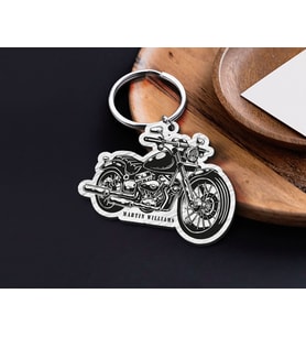 BK Gift Kişiye Özel Motorcu Temalı Ahşap Anahtarlık-12, Arkadaşa Hediye, Sevgiliye Hediye, Motorcuya Hediyeler