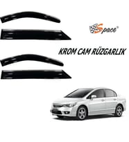Krom Cam Rüzgarlığı Honda Civic 2006-2011/ Caru410