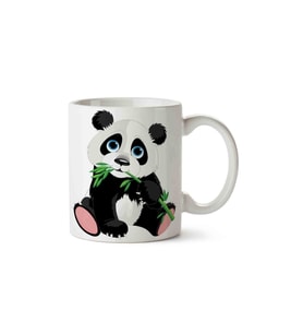 Panda Sevimli Panda Porselen Kupa Bardak
