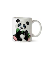 Panda Sevimli Panda Porselen Kupa Bardak