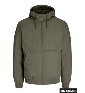 JCOFUSION PU BOMBER JACKET SN Olive