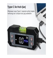 Mini Dijital Eğim Ölçer Cihazı, Hassas ve Pratik Kullanım