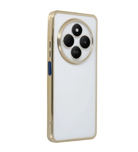 Xiaomi Redmi 14c Kılıf Razer Lensli Silikon - Gold