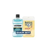 Listerine Cool Mint Hafif Tat Ağız Bakım Suyu 250 ML + Le Petit Marseillais Vanilya Sütü Duş Jeli 250 ML