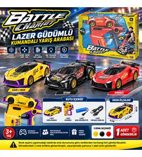 Kumandalı Yarış Arabası Lazer Güdümlü Şarjlı RC Spor Araba 1 Adet