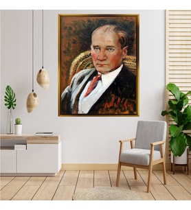 ÇERÇEVELİ ATATÜRK TABLO S451