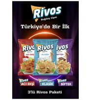 Rivos Buğday Cipsi 3lü Efsane Lezzeti