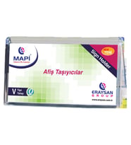 MAPİ V TİPİ YATAY AFİŞ TAŞIYICI STAND (100X80)