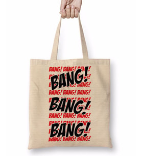 Deadpool Bang Bang Bez Çanta Uzun Saplı