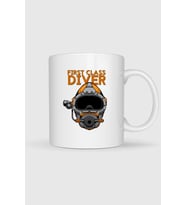 First Class Diver Baskılı Kupa Bardak