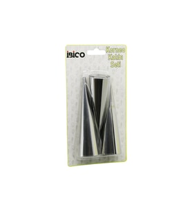 3PCS METAL KORNEO KALIP - PASTA DEKORASYON APARATI ÇAP:3.4CM X UZUNLUK:12CM BRKT-921602 (5668)