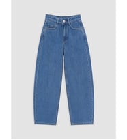 LC WAIKIKI İndigo Barrel Fit Kız Çocuk Jean Pantolon