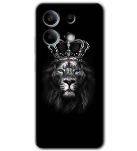 Redmi Note 13 5G Kılıf HD Desen Baskılı Kılıf - King Lion