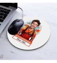 Kişiye Özel Hediye Karikatürlü En Yakışıklı Cankurtaran Mousepad
