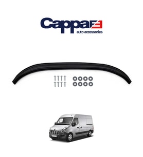 CAPPAFE Renault Master Ön Tampon Lip Eki Karlık (ABS) Piano Black 2010-2014