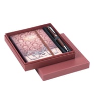 Scrikss Hediyelik Set Tükenmezkalem 62 Chic Kahverengi & Retro Bicycle A6 Defter Çizgili (Karışık)