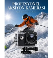 Ultra HD Video Çekimi İçin Profesyonel Aksiyon Kamerası