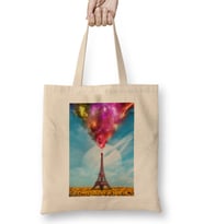 Eiffel Tower Eiffel Can Do More Bez Çanta Uzun Saplı