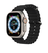 Apple Watch 40mm Zore KRD-75 Silikon Kordon (Siyah)