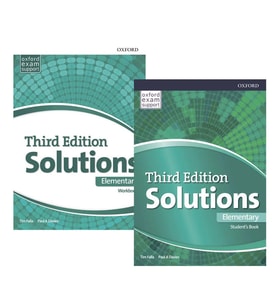 Oxford Solutions Third Edition Elelmentary Student's Book+Workbook+Downloadable CD