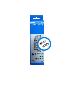 Shimano Zincir SLX CN-M7100 12 Vites Zincir Quıck-Link 138 Bakla (Siyah)