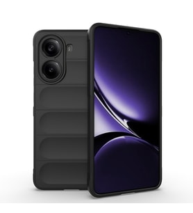 Xiaomi Poco X7 Pro Kılıf Elde Tutma Kolaylıkla Kaydırmaz Kenar Line Dizayn Optie (Siyah)