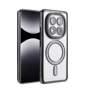 Xiaomi Redmi Note 14 Pro 5G Joke Simli Magneticsafe Kılıf - Siyah