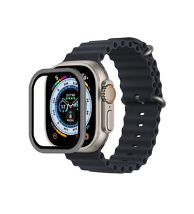 Mey İthalat® Watch 49Mm Alüminyum Kasa Cam Ekran Koruyucu - Gri