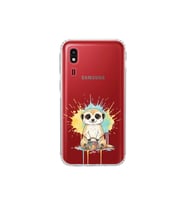 Samsung Galaxy A2 Core ile Uyumlu Splash Mirket Tasarımlı Şeffaf Silikon Kılıf