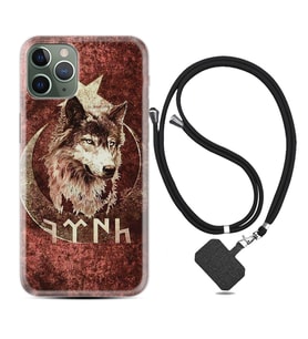 Apple iPhone 11 12 13 14 Pro Max Kılıf Boyun Askılı Silikon Göktürk 3 1412