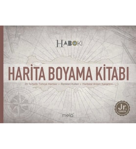 Harita Boyama Kitabı 20 Tematik Türkiye Haritası