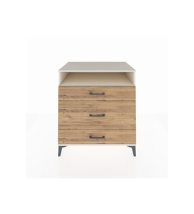 Kronos Şifonyer Tek Raflı 3 Çekmeceli 88x59x96 Aytaşı-Çam