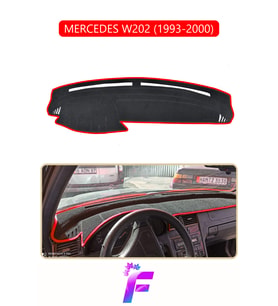 MERCEDES W202 (1993-2000) Uyumlu Torpido Örtüsü Yansıma Önleyici Kolay Montaj Tam Koruma H15