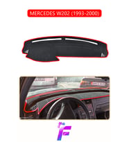 MERCEDES W202 (1993-2000) Uyumlu Torpido Örtüsü Yansıma Önleyici Kolay Montaj Tam Koruma H15
