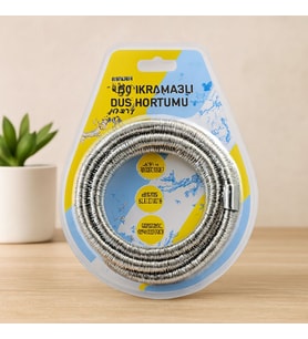 150 cm Metal Duş Hortumu 360° Döner