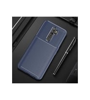 Oppo A9 2020 Uyumlu Kılıf Zore Negro Silikon Kapak (Lacivert)