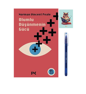 Olumlu Düşünmenin Gücü - Norman Vincent Peale - 9789759961138 - (KALEM VE NOT DEFTERLİ)