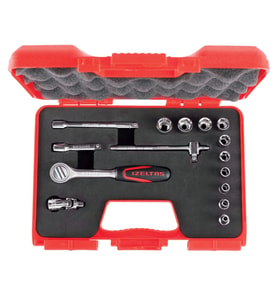 İZELTAŞ 15Lİ 1/4'' KARBÜRATÖR LOKMA TAKIMI