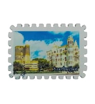 Azerbaycan Temalı Pul Magnet (Karışık)