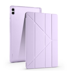 Samsung Galaxy Tab S11 Ultra Uyumlu Kılıf Zore Tri Folding Kalem Bölmeli Standlı Kılıf