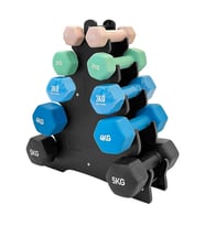 XTR Fitness Vinyl Dambıl Seti ve Rack Standı