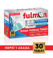 FULMON 30'LU BULAŞIK MAKİNESİ TABLETİ HEPSİ BİR ARADA