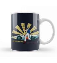 Speed Racer Retro Japanese Kupa Bardak Porselen